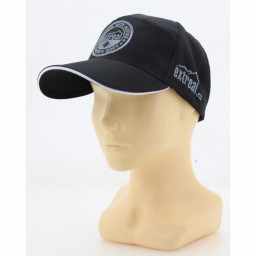 Бейсболка летняя EXTREAL Комфорт 7-кл сетка 3D вышивка Дюспо Бондинг черная