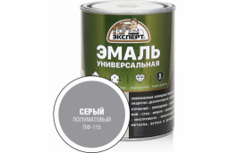 Эмаль ПФ-115 универсальная алкидная ЭКСПЕРТ полуматовая серая 0,8кг