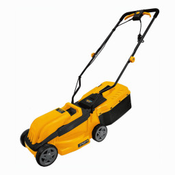 Газонокосилка электрическая GMC-1200, шир.,32см, 1200 Вт, 3 уров., травосб. 30 л Denzel
