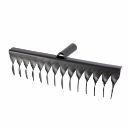 Грабли 14-зубые витые стальные 350 мм без черенка Сибртех