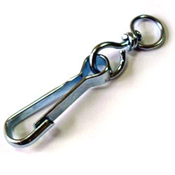 Карабин D-50 мм с вертлюгом. ( тип А.)