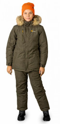 Костюм зимний детский ЛИОН исландия/хаки Нова-Текс