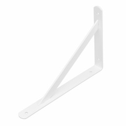 Кронштейн усиленный, 300 х 200 х 30 х 4 мм, белый Сибртех