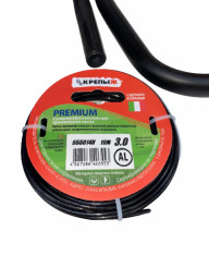 Леска триммерная КРЕПЫЖ  SIAT 3.0 АЛЮМИНИУМ КРУГ 10М