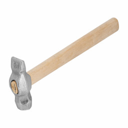Молоток слесарный, 800 г, круглый боек, деревянная рукоятка