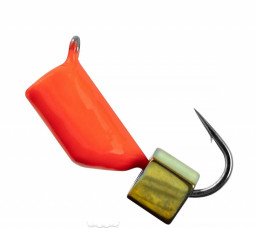 Мормышка вольф. Гвоздекубик 1,2г красный гвоздик d3 хамелеон Premier Fishing