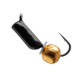 Мормышка вольф. Гвоздешарик 0,65гр гвоздик d2,0 шарик золото, паетка Premier Fishing (10шт/уп)