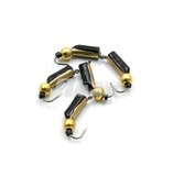 Мормышка вольф. ЯМАН Столбик №5, d-2 мм, L-9.5 мм, кошачий глаз сверленый, цв. медь