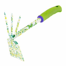 Мотыжка комбинированная, 65 х 310 мм, стальная, пластиковая рукоятка, Flower Green, Palisad