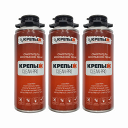 Очиститель монтажной пены КРЕПЫЖ Clean-PRO, 360гр (500 мл)