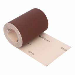 Шкурка на тканевой основе, KK19X W, зернистость М40(P 400) бобина 200 мм х 20 м, водостойкая, "БАЗ"