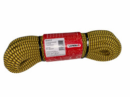 Шнур полипропиленовый плетеный 6 мм. 24 пр. 20 м КРЕПЫЖ