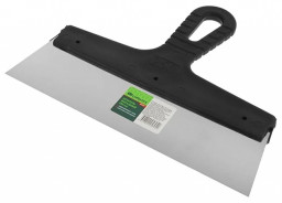 Шпатель 250 мм фасадный из нержавеющей стали, пластмассовая ручка//СИБРТЕХ