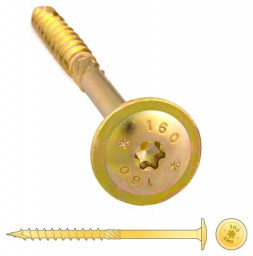 Шуруп 10*240 самонарезающий для дерева, прессшайба