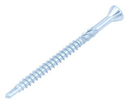 Шуруп 3,2*60 для полов и паркетов белый цинк