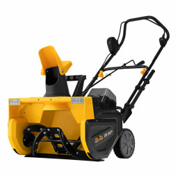 Снегоуборочная машина аккумуляторная, ESB-560Li, 560 мм, 40В, 2 АКБ 5 Ач, ЗУ, метал. шнек Denzel