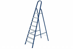 Стремянка 8 ступеней, компактная, стальная Россия// Сибртех
