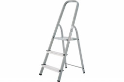Стремянка стальная с алюминиевыми ступенями 3 ступени Новая Высота NV 1130