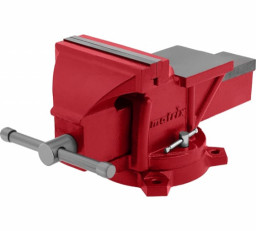 Тиски слесарные 150мм поворотные с наковальней Matrix