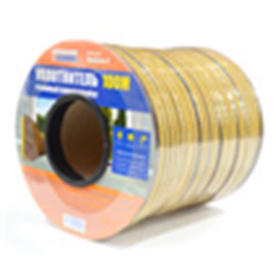 Уплотнитель резиновый D-профиль, 9мм*8мм, 100м, коричневый ЦЕНА ЗА 1 п.м. в 1 слой