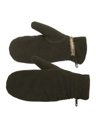 Варежки Зима на флисовом подкладе, оливковый Покров
