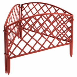 Забор декоративный Сетка 24х320 см терракот PALISAD