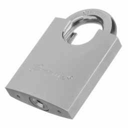 Замок навесной, защищенная дужка 60 мм Matrix